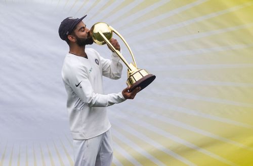 India have held the Trophy since the 2016/17 series [Credit: Getty]