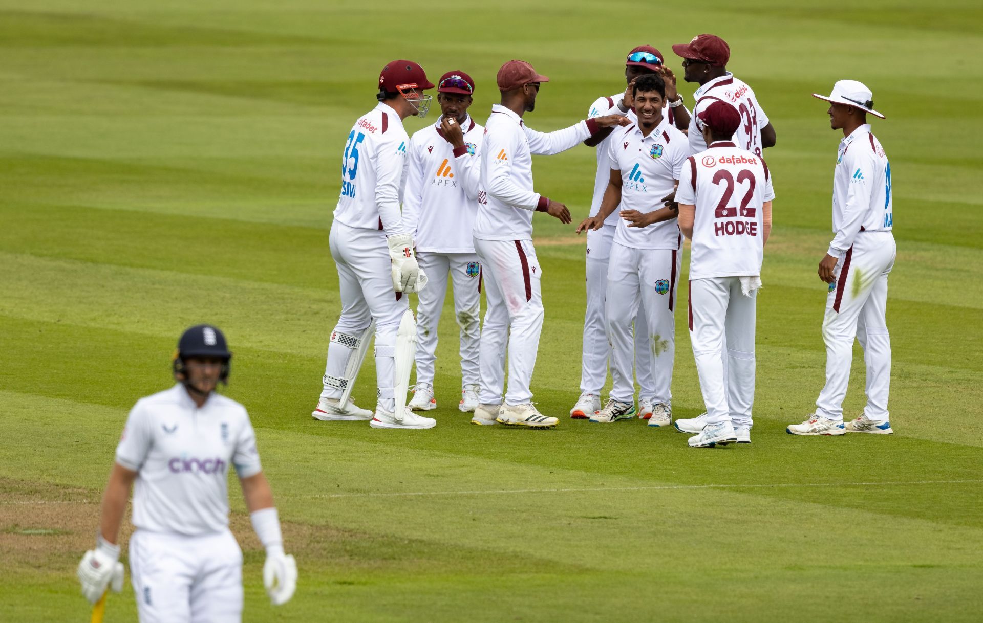 West Indies during recent England tour. (Credits: Getty)