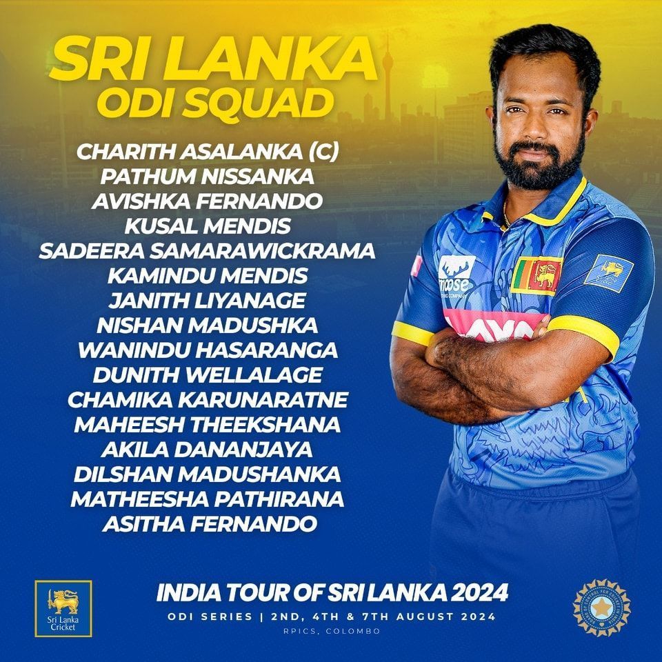 Sri Lanka ODI squad