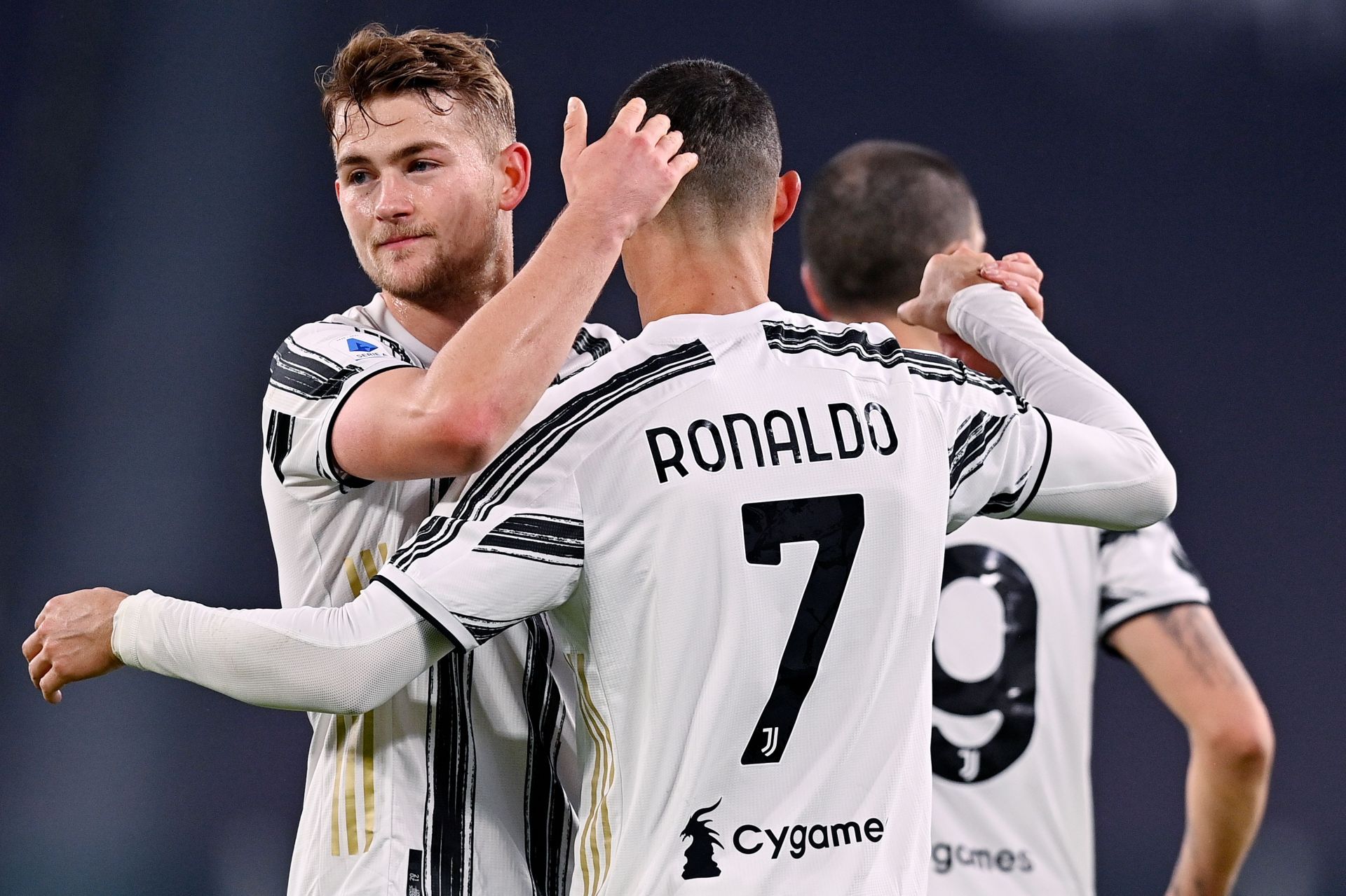 Matthijs De Ligt and Cristiano Ronaldo (Photo by Mattia Ozbot/Soccrates/Getty Images)