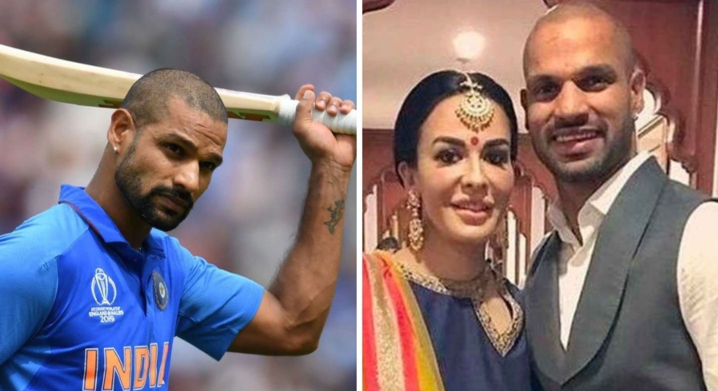 Shikhar Dhawan and his former partner Ayesha Mukherjee