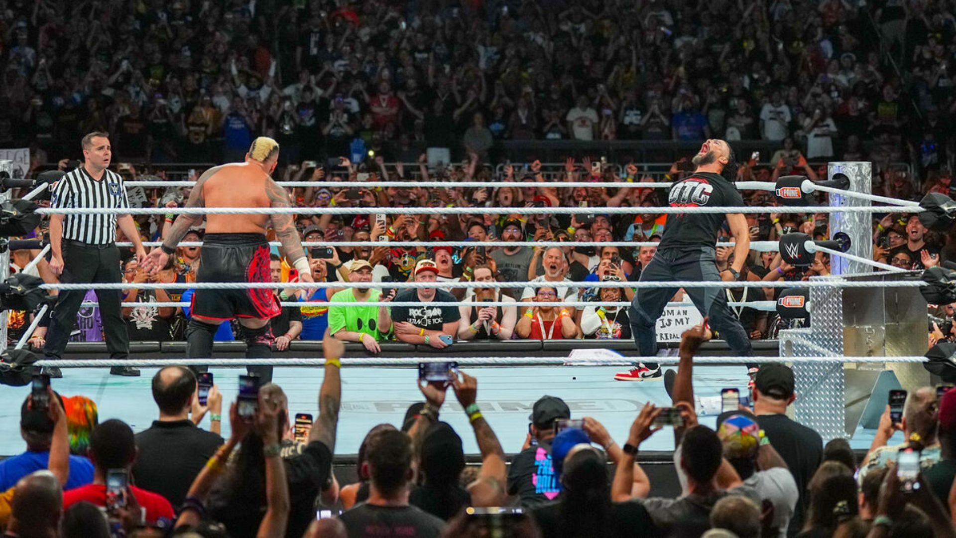 Roman Reigns helped Cody Rhodes against Solo Sikoa at SummerSlam [Image Credit: WWE.com]