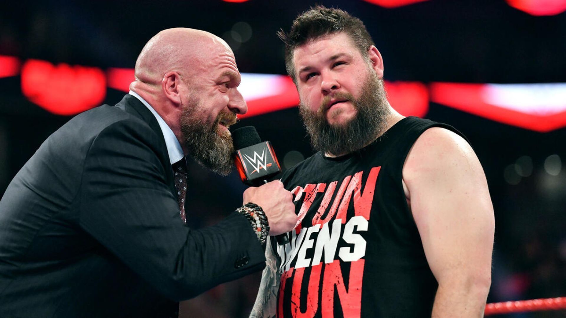 Triple H and Kevin Owens on WWE RAW [Photo credit: WWE]