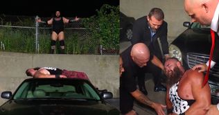 WWE Raw में 6 फुट 8 इंच के मॉन्स्टर का हाल हुआ बेहाल, कार पर सुनामी से हुए तहस-नहस