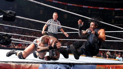 Roman Reigns' first SummerSlam singles match was impressive. [Image Credits: WWE.com]