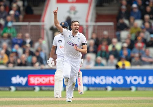 Mark Wood picked up two wickets in the Manchester Test.