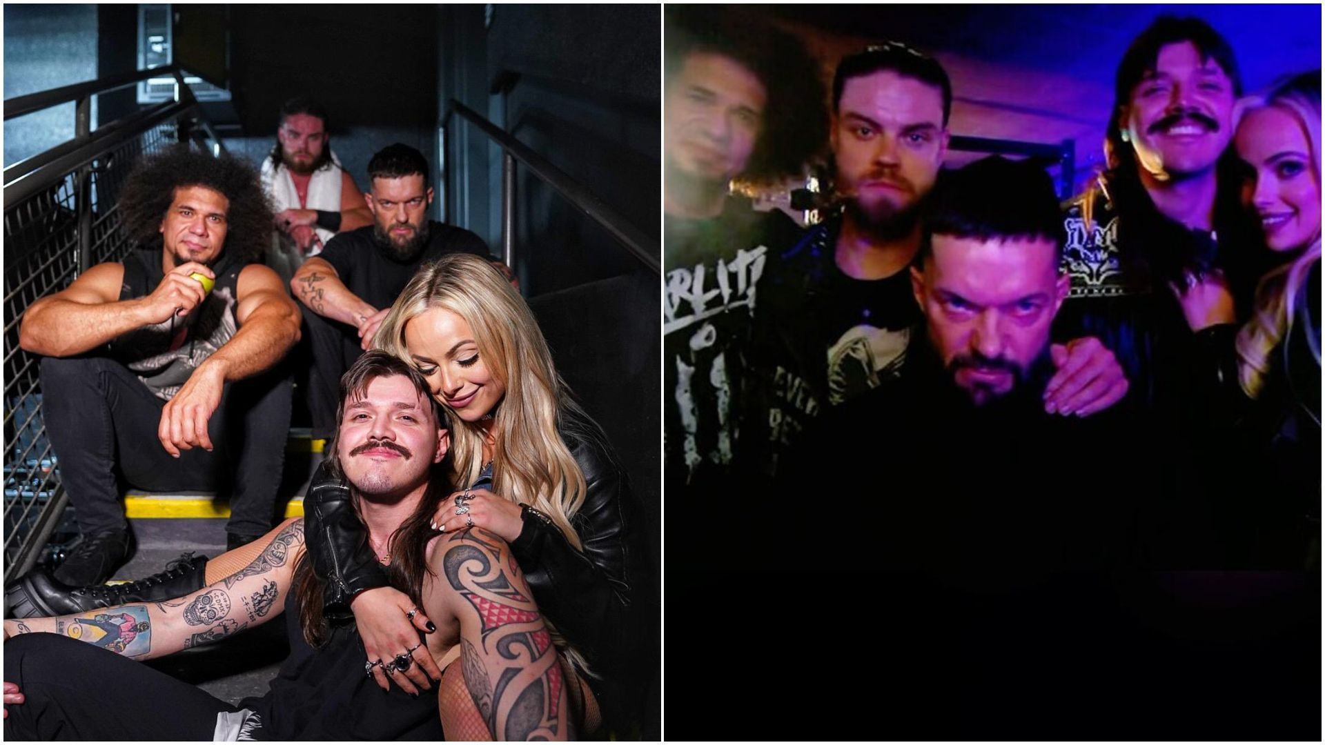 The new Judgment Day members on WWE RAW! (Photos via: Balor