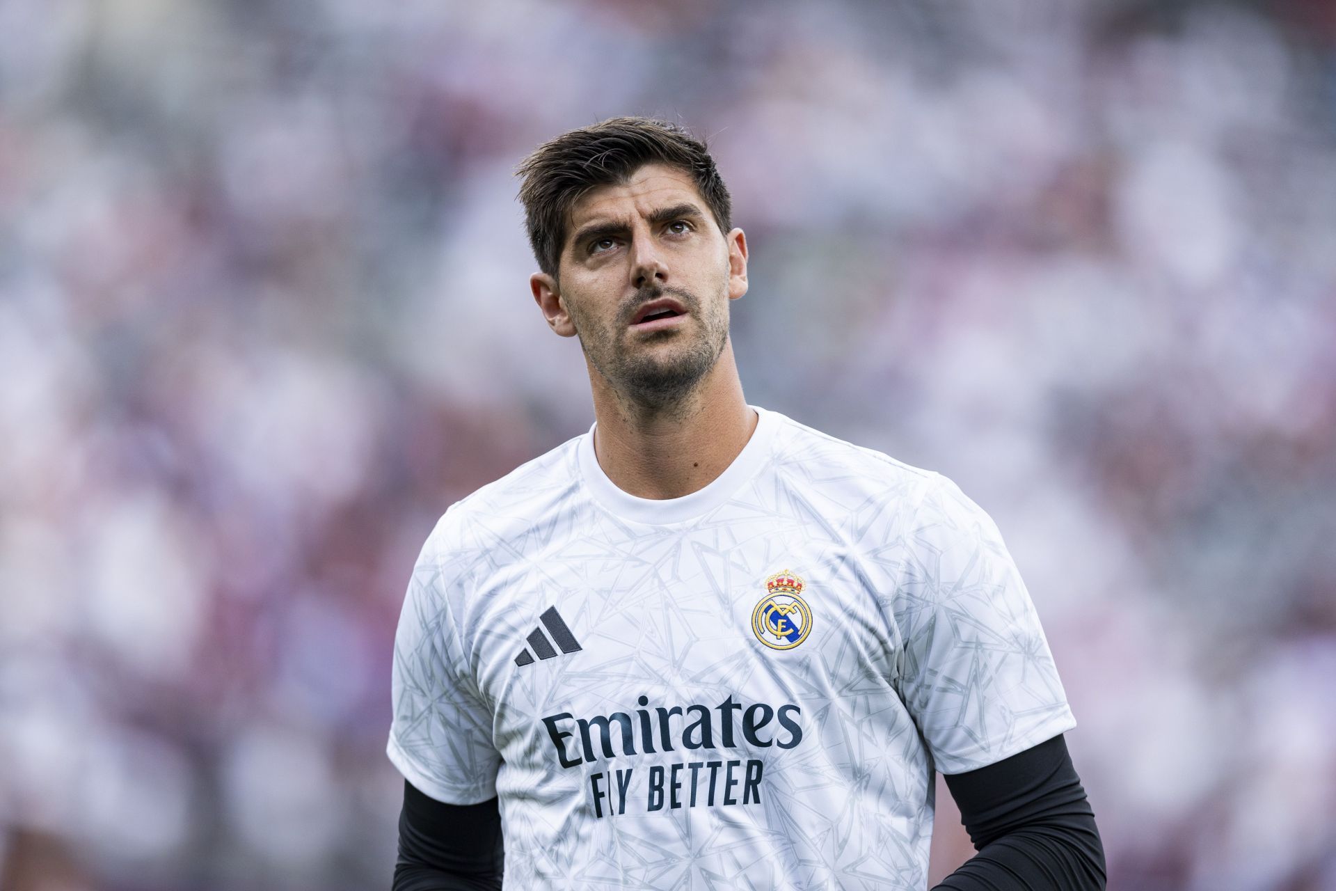 Real Madrid goalkeeper Thibaut Courtois