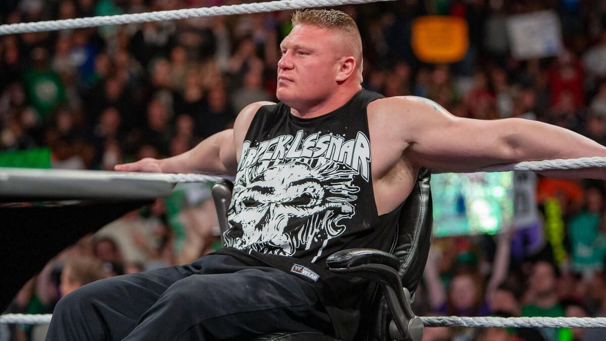 Brock Lesnar was forced to make a last-minute change during historic WWE appearance. (Photo: WWE.com)