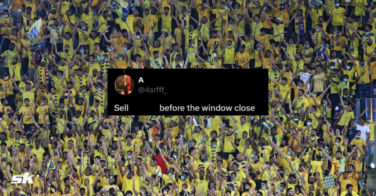 Al-Nassr fans (image via Getty and X)