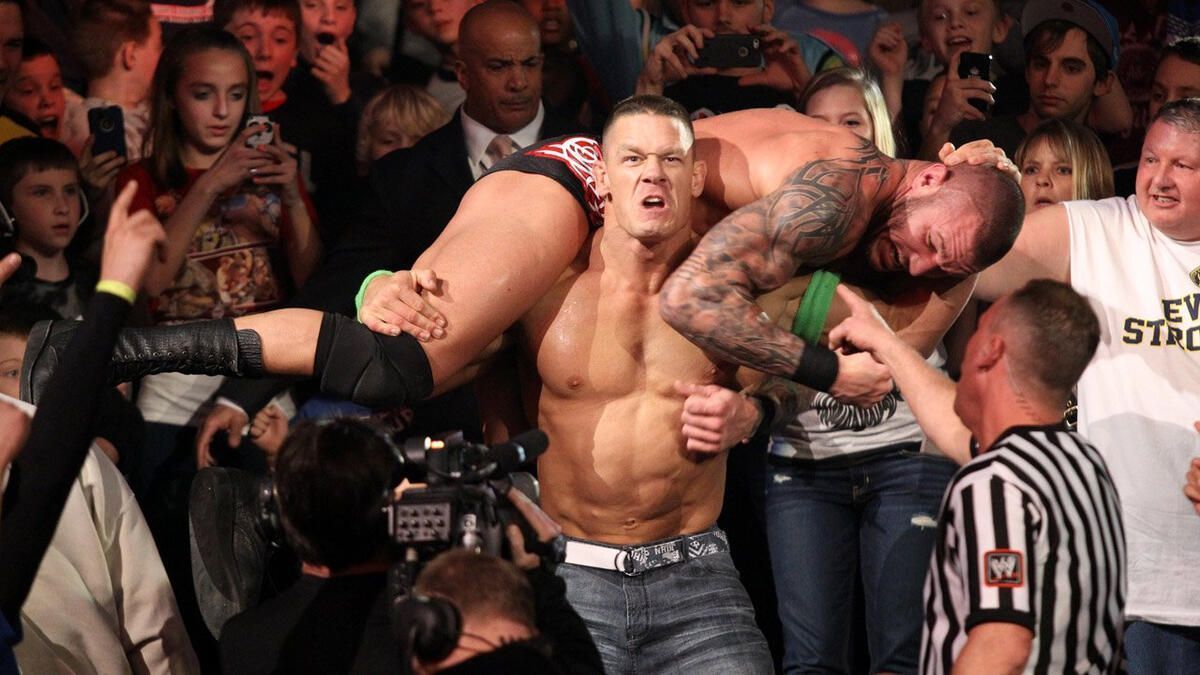 John Cena and Randy Orton are the biggest names in WWE. (Image via WWE.com)