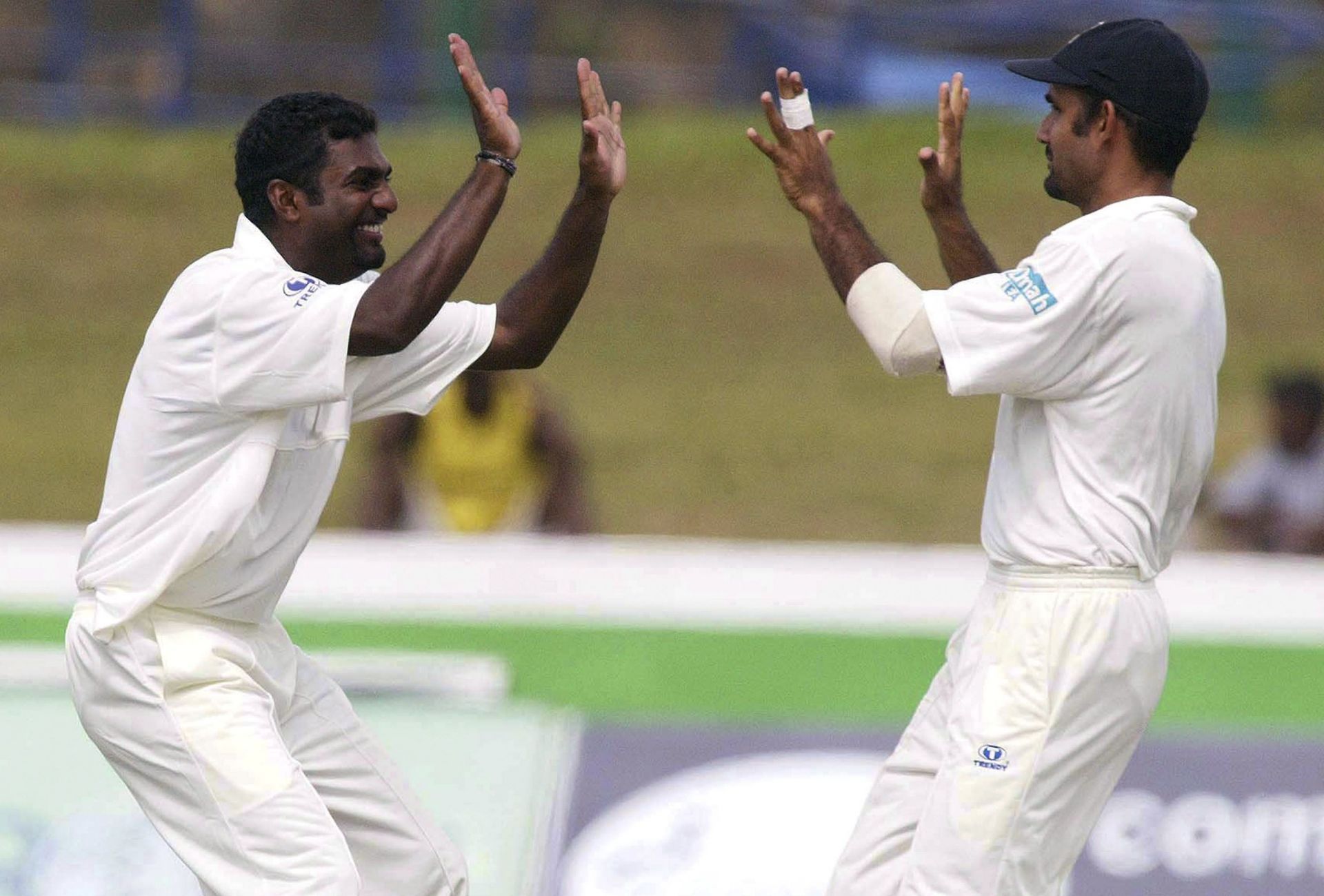 Muttiah Muralitharan ended his career with 800 Test scalps. (Image Credits: Getty Images)