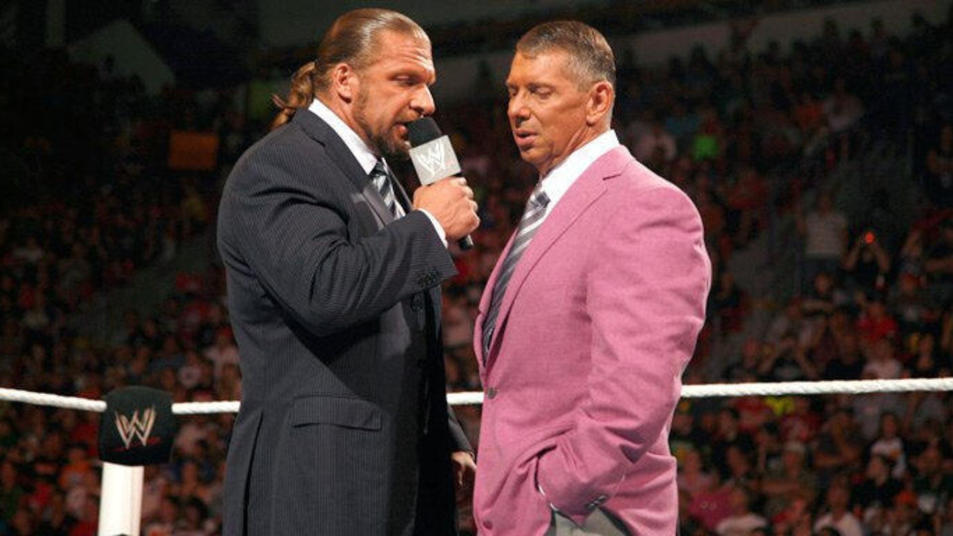 Triple H replaced Vince McMahon as WWE