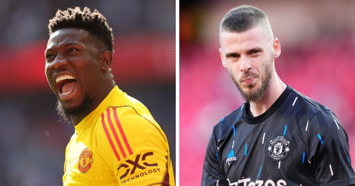 Fans react to Andre Onana and David de Gea