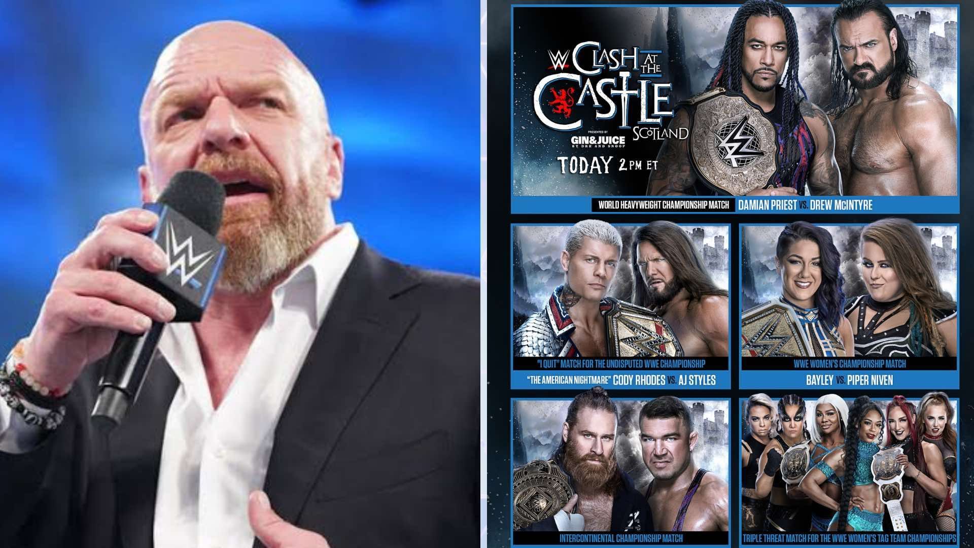 Triple H is the head booker in WWE [Image credits: wwe.com, x.com]