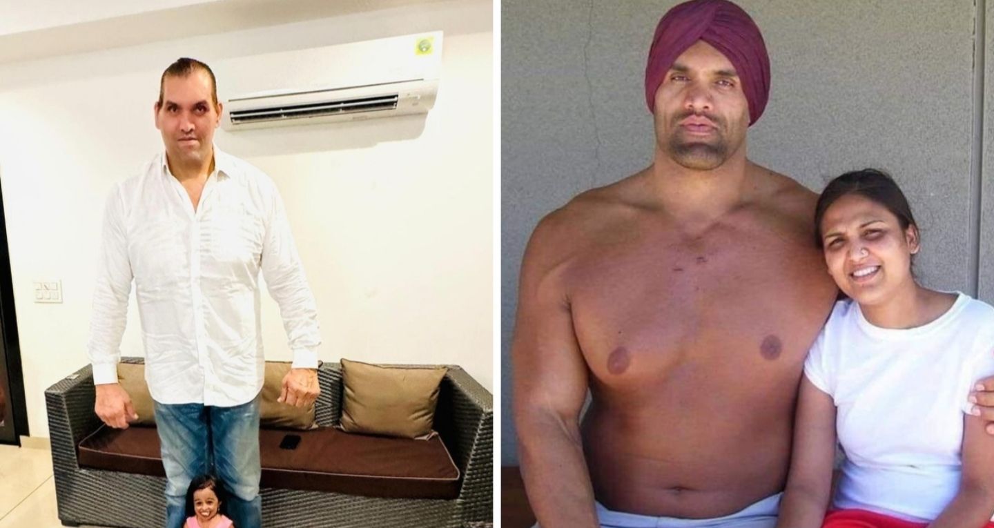 The Great Khali and Harminder Kaur Love Story