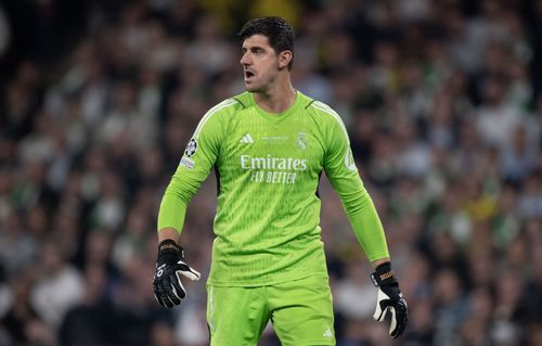 Real Madrid goalkeeper Thibaut Courtois