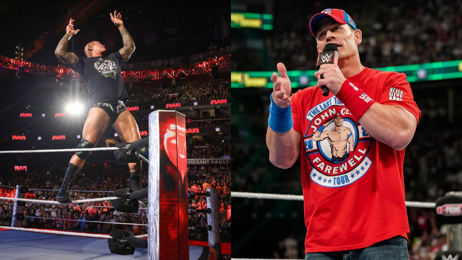 WWE दिग्गज रैंडी ऑर्टन ने जॉन सीना की तारीफ की (Photos: WWE.com)