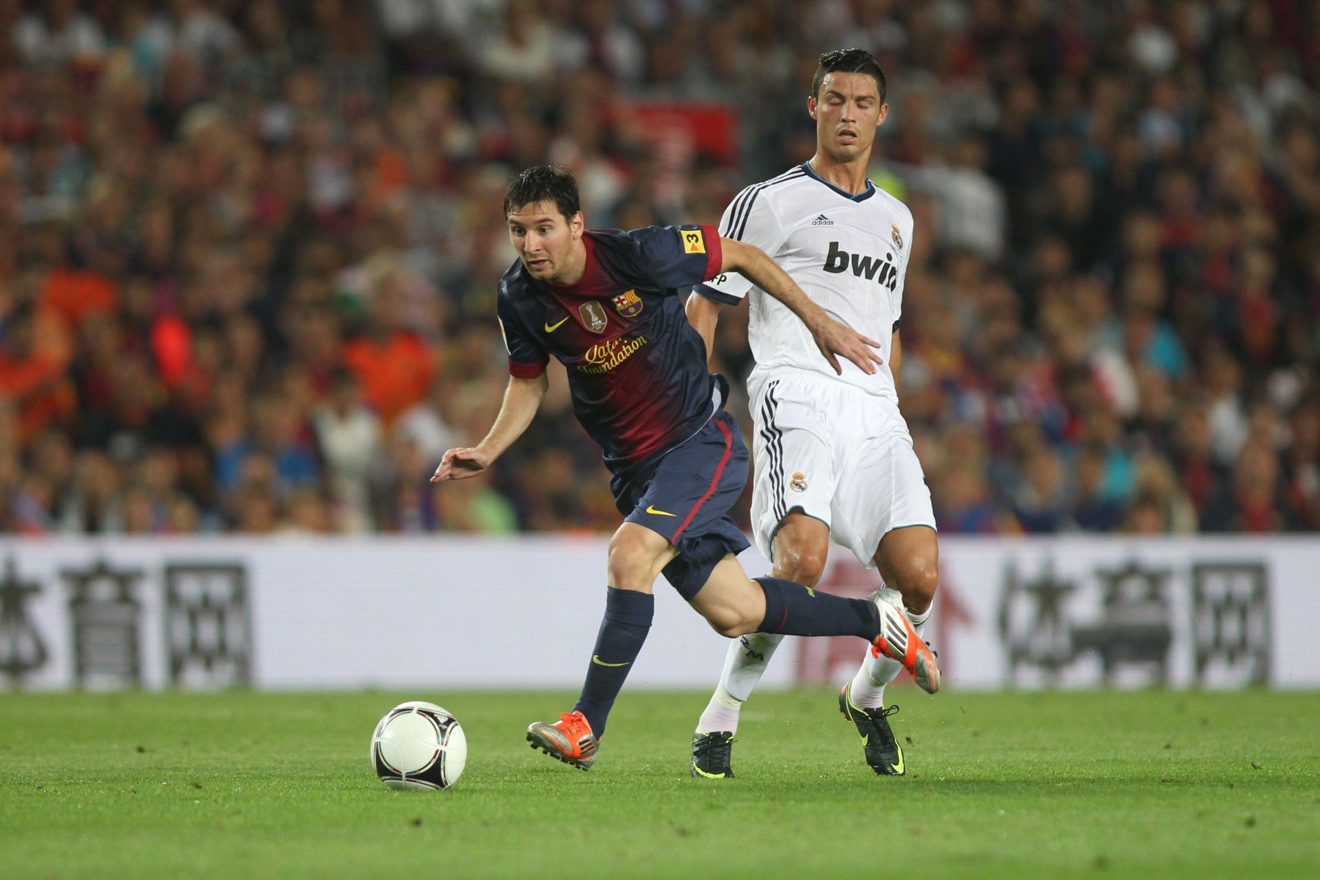 Lionel Messi (left) and Cristiano Ronaldo