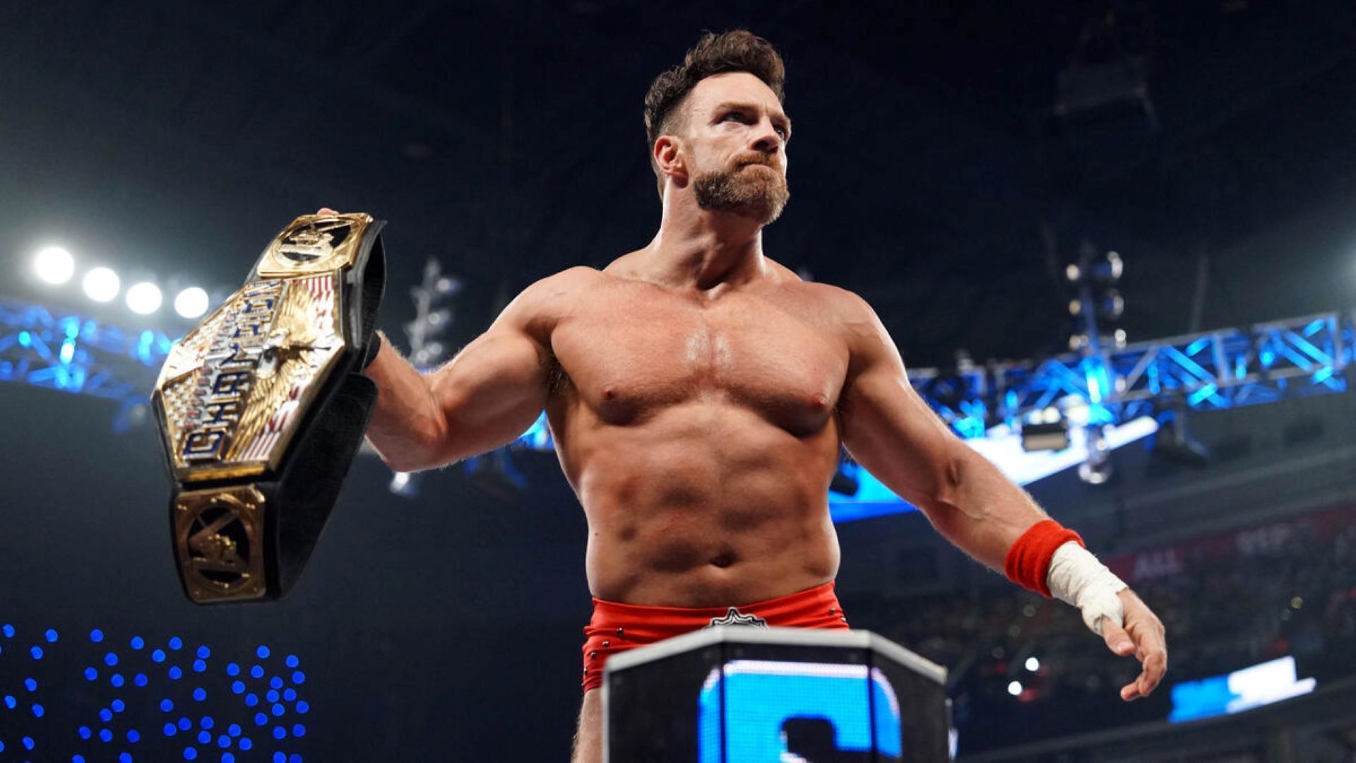 Will LA Knight regret throwing out an open challenge for his title on SmackDown? {Image Credit; WWE.com}