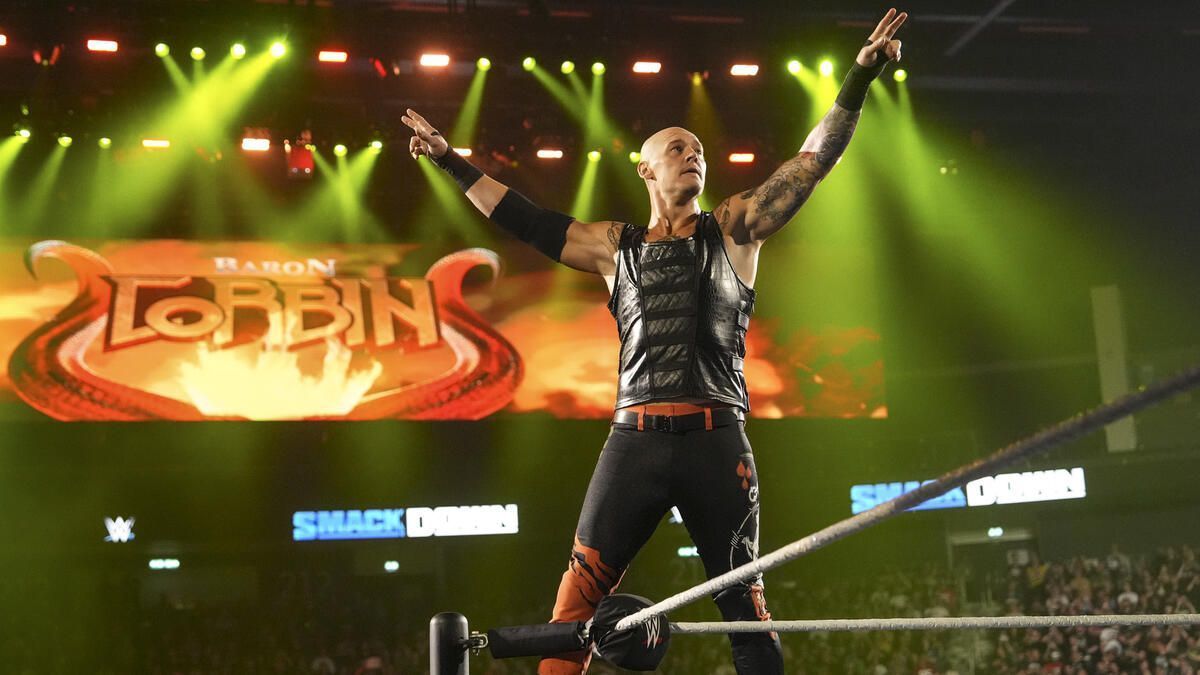 Baron Corbin competed in a tag team match on SmackDown [Image credits: WWE]