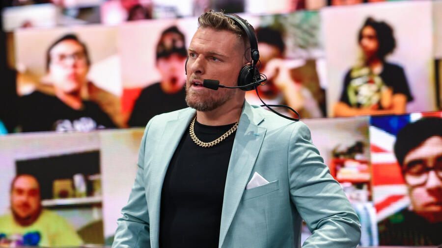 RAW commentator Pat McAfee (Photo credit: WWE.com)