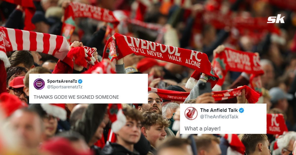 Liverpool fans react on social media 