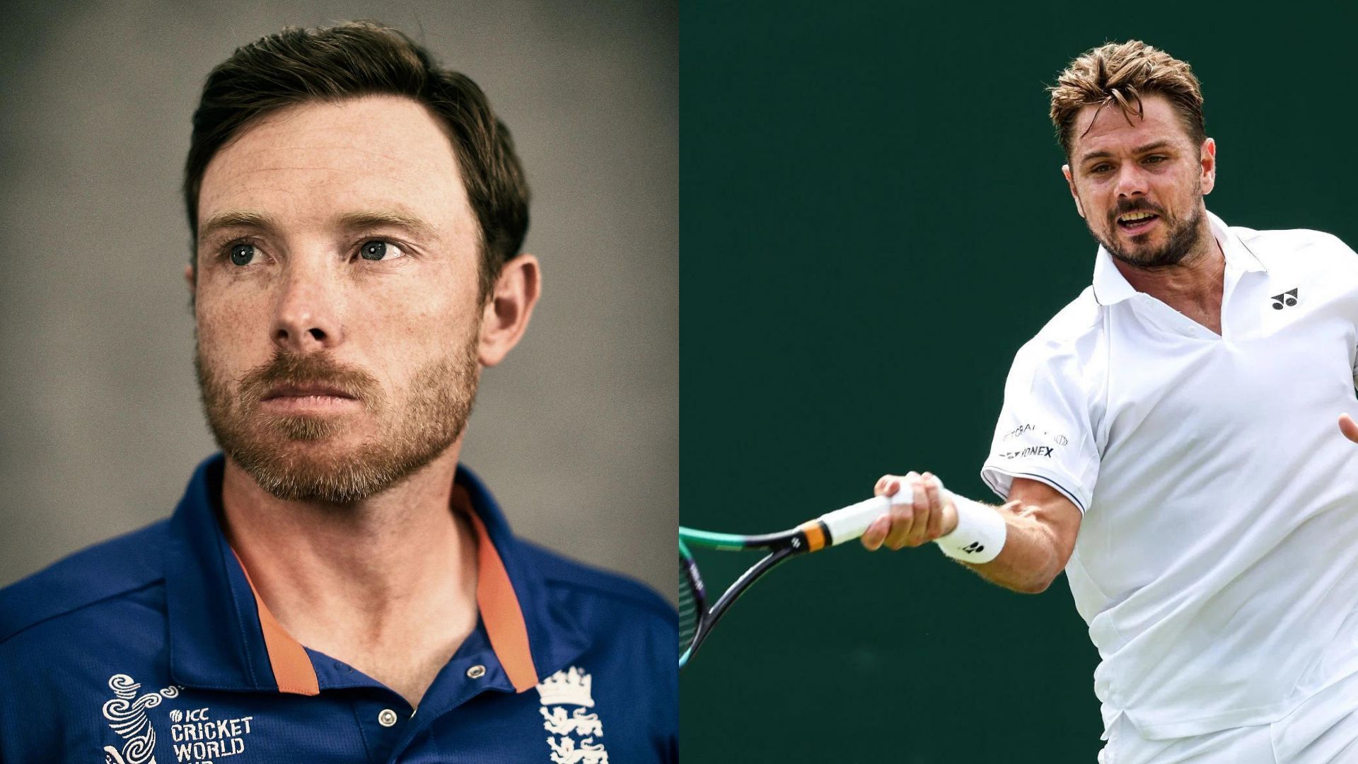 Ian Bell and Stan Wawrinka (Image via Getty)