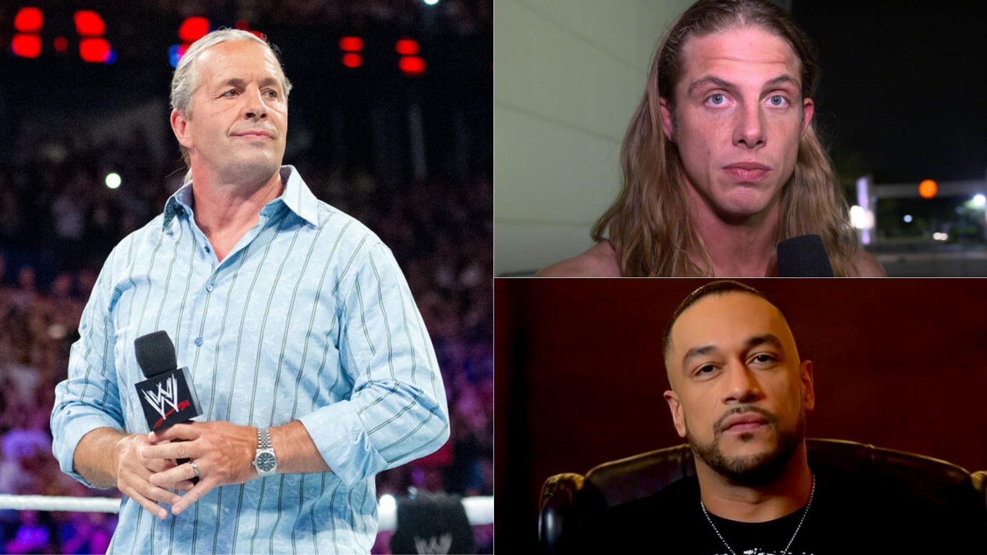 "We didn't talk" Matt Riddle says Bret Hart ignored him and Damian