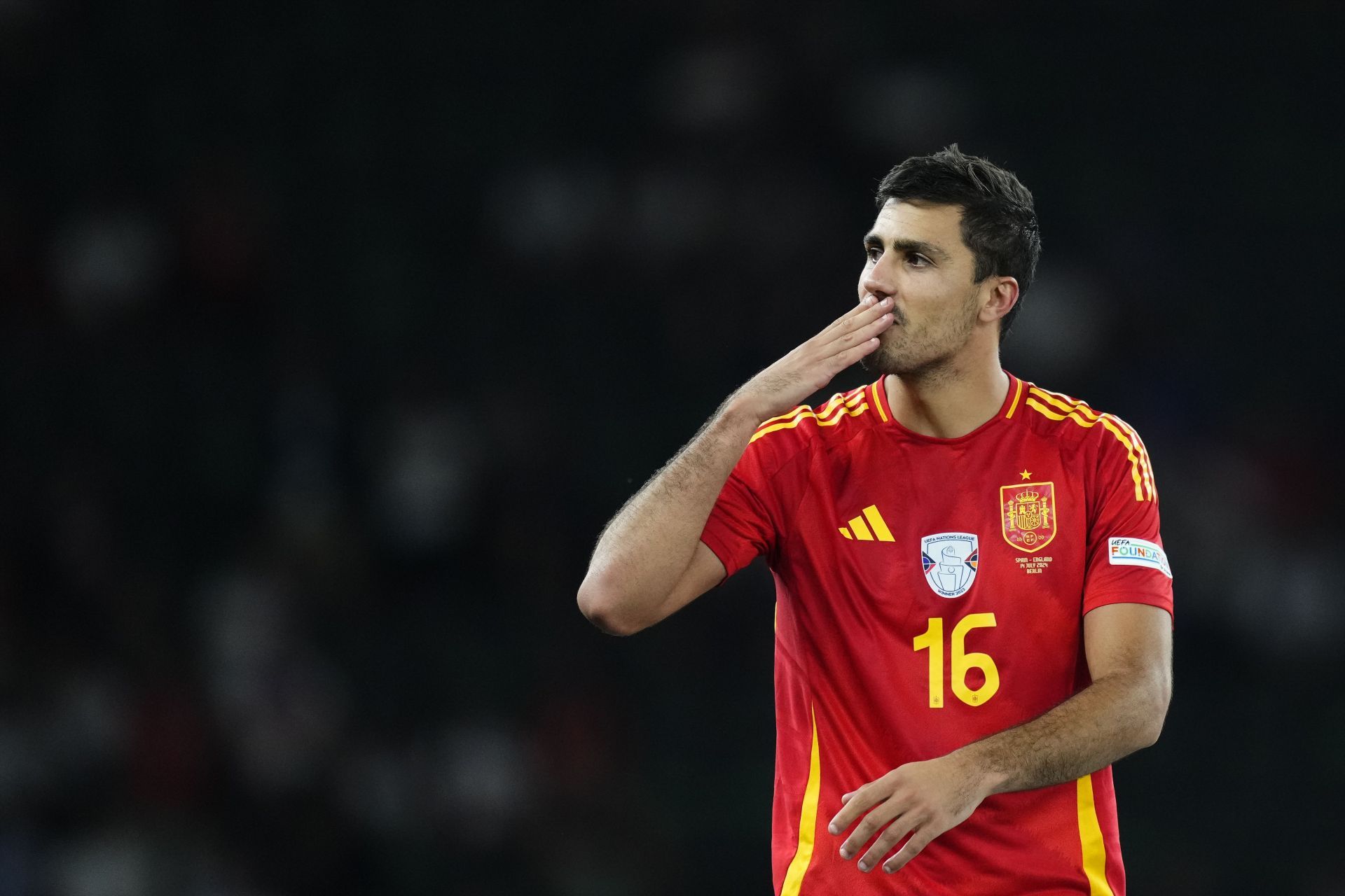 Rodri has admirers at the Santiago Bernabeu