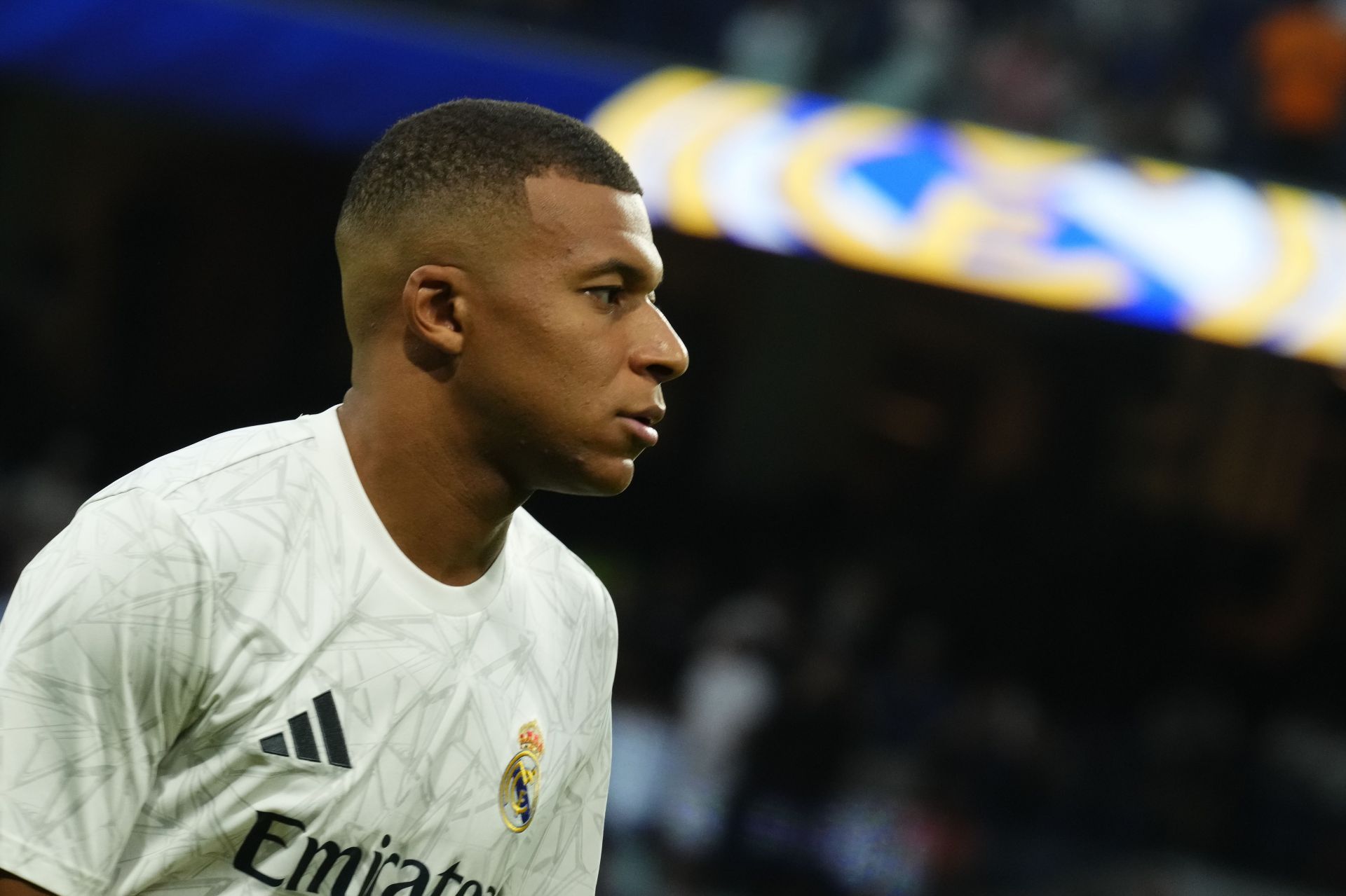 Real Madrid striker Kylian Mbappe