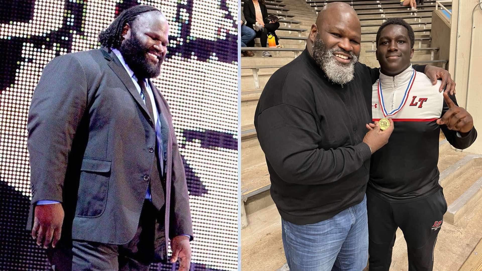 Mark Henry was recently seen with his son at WWE RAW [Image Credits: WWE.com and Jacob Henry