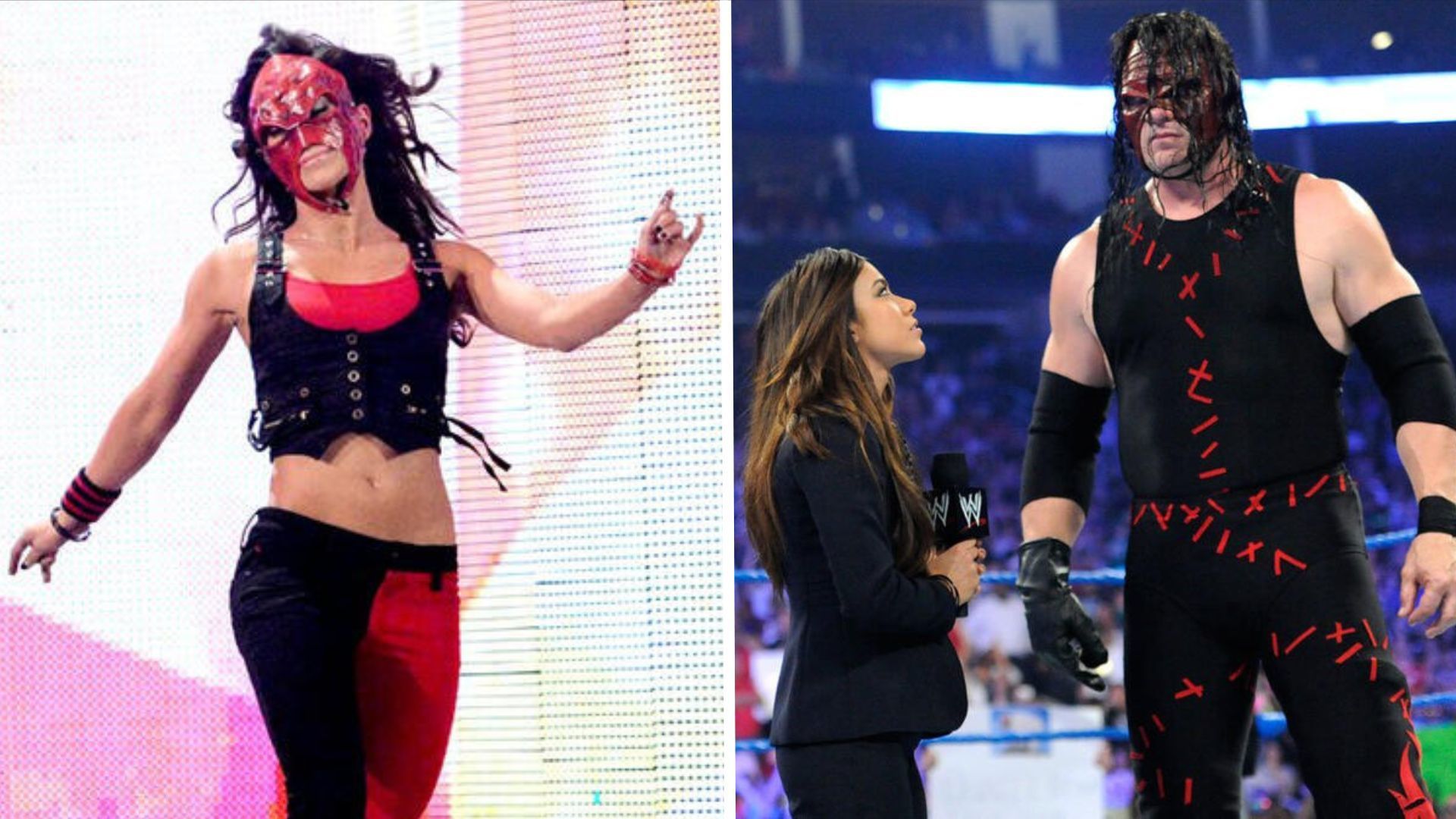 AJ Lee and Kane was in a bizarre storyline in WWE [Image Credits: WWE.com]