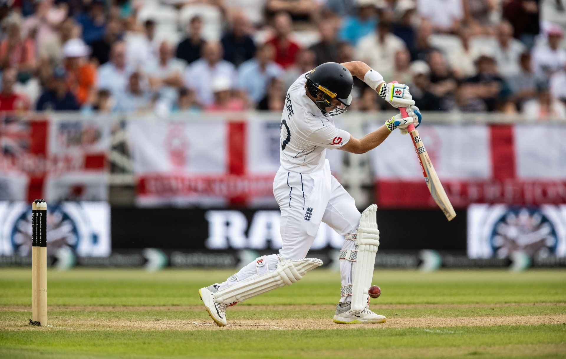 Ollie Pope will lead England in the absence of Ben Stokes (File image via Getty)