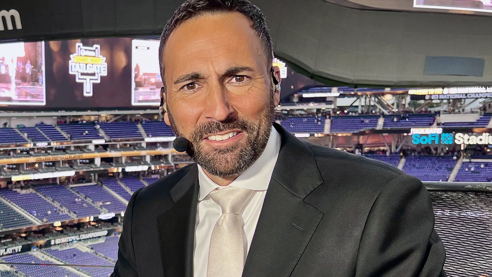 Joe Tessitore made his WWE debut at SummerSlam 2024. [Image Source: WWE