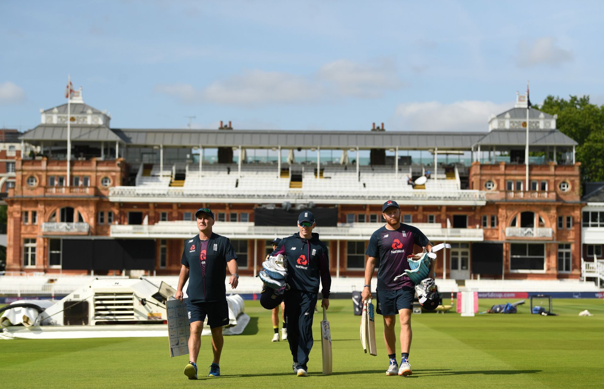 England Press Conference &amp; Net Session - ICC Cricket World Cup 2019 Final - Source: Getty