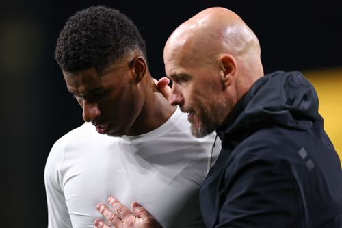 Erik ten Hag backed Marcus Rashford to bounce back (Image - Getty)