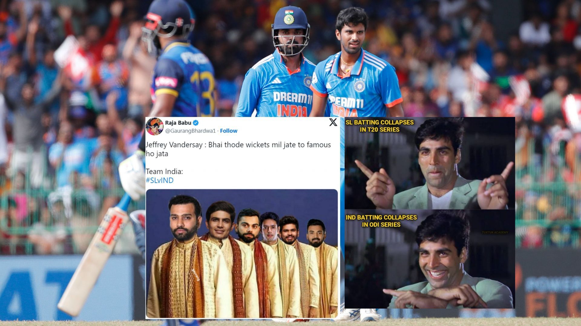 Fans react after India