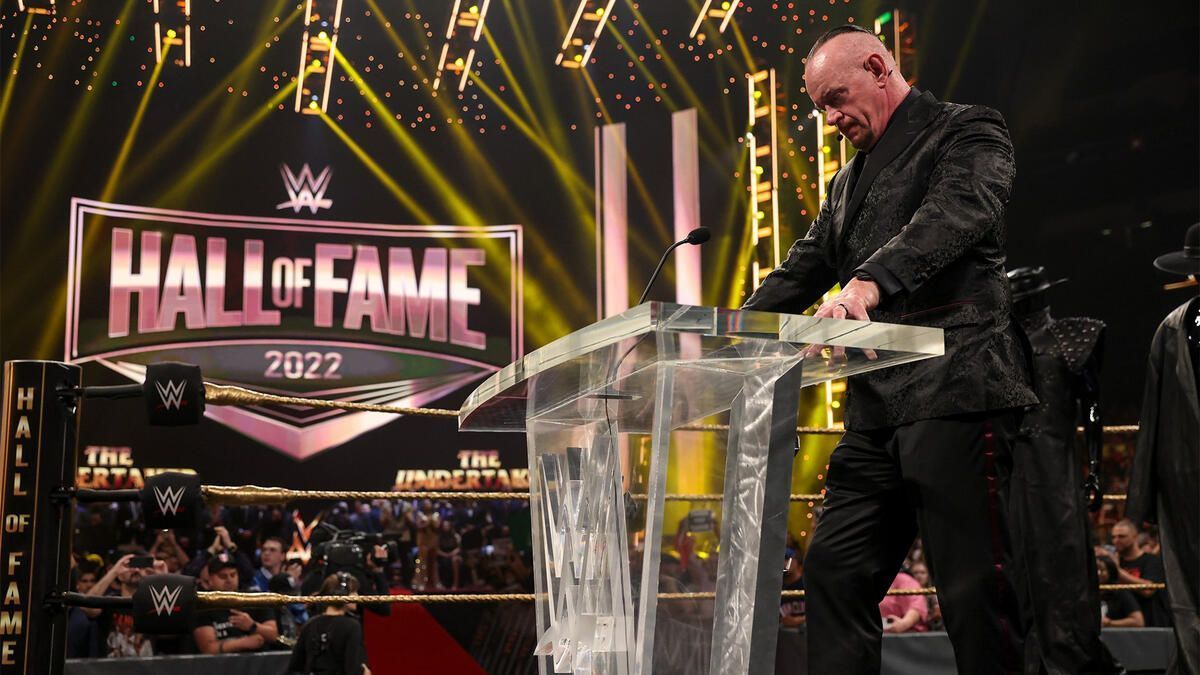 The Undertaker was inducted into the Hall of Fame in 2022 [Image credits: WWE]