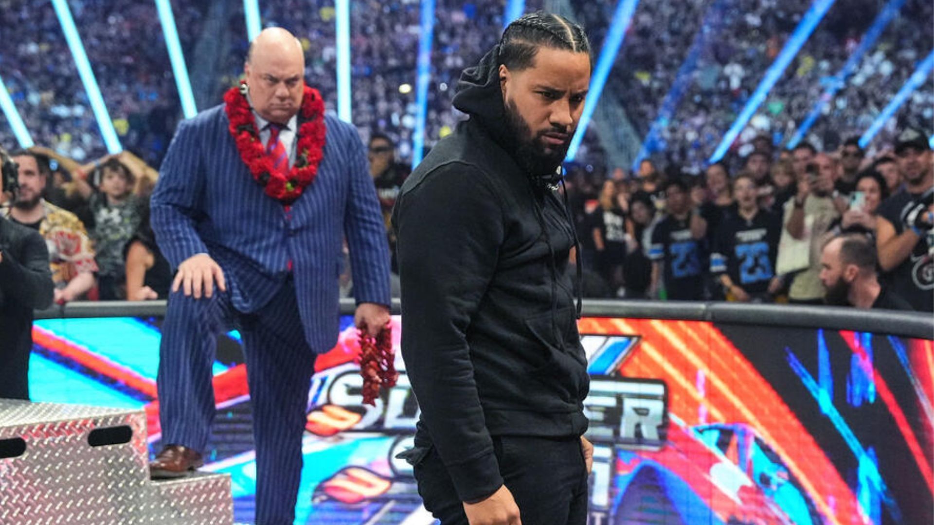 Jimmy Uso clicked during SummerSlam 2023 [Image Credits: wwe.com]