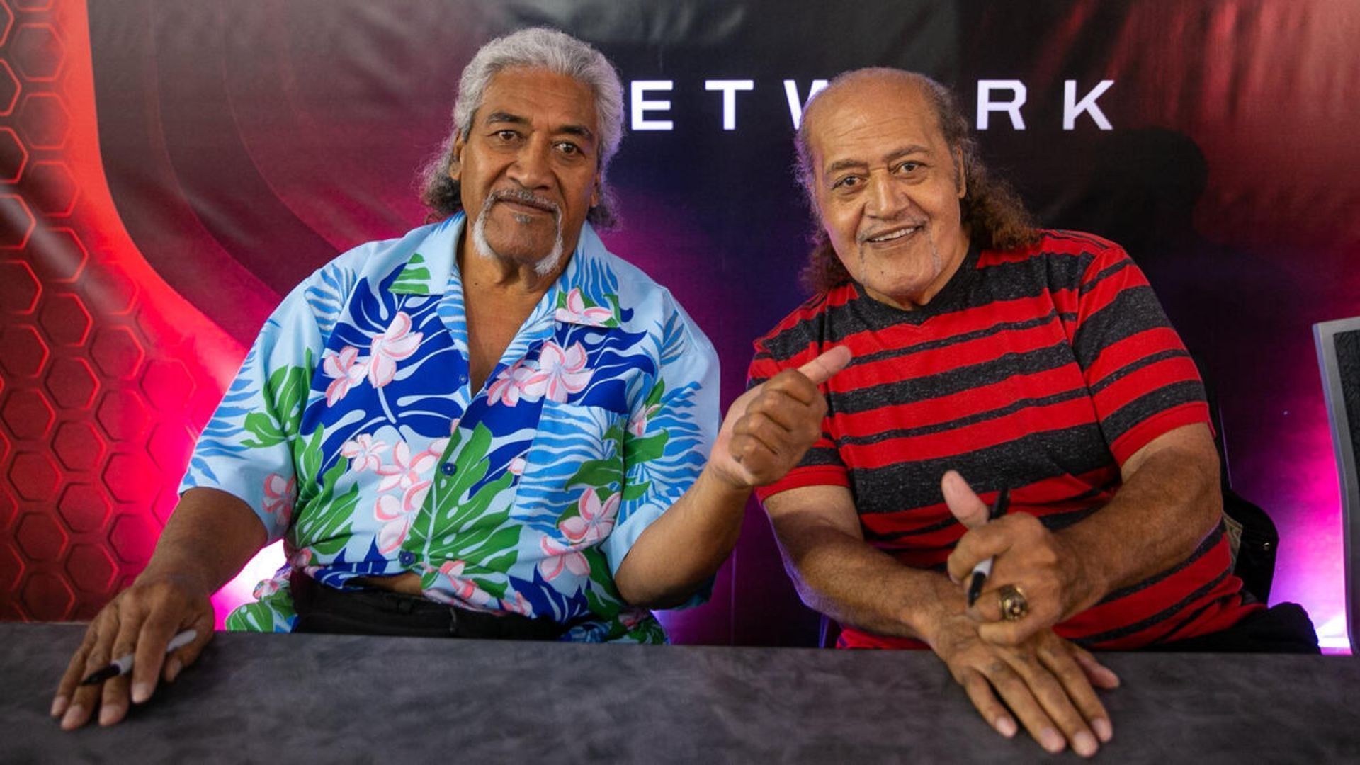 Sika (left) and Afa (right) were The Wild Samoans [Photo credit: WWE]