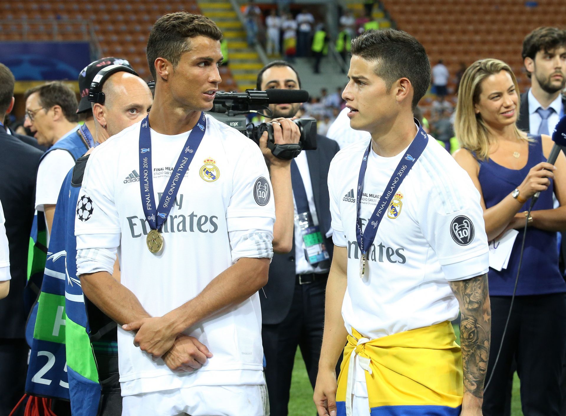 Cristiano Ronaldo understood James Rodriguez&#039;s frustrations (Image - Getty)