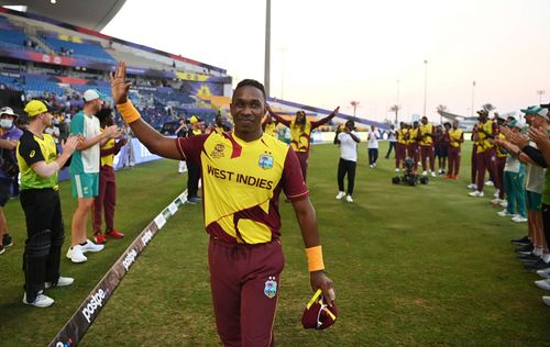 Dwayne Bravo played his last game against Australia in the 2021 ICC Men's T20 World Cup