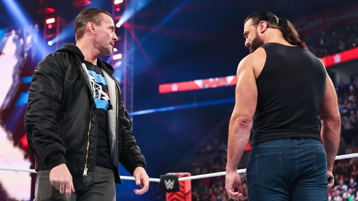 CM Punk makes promise before his match against Drew McIntyre. (Photo: WWE.com)