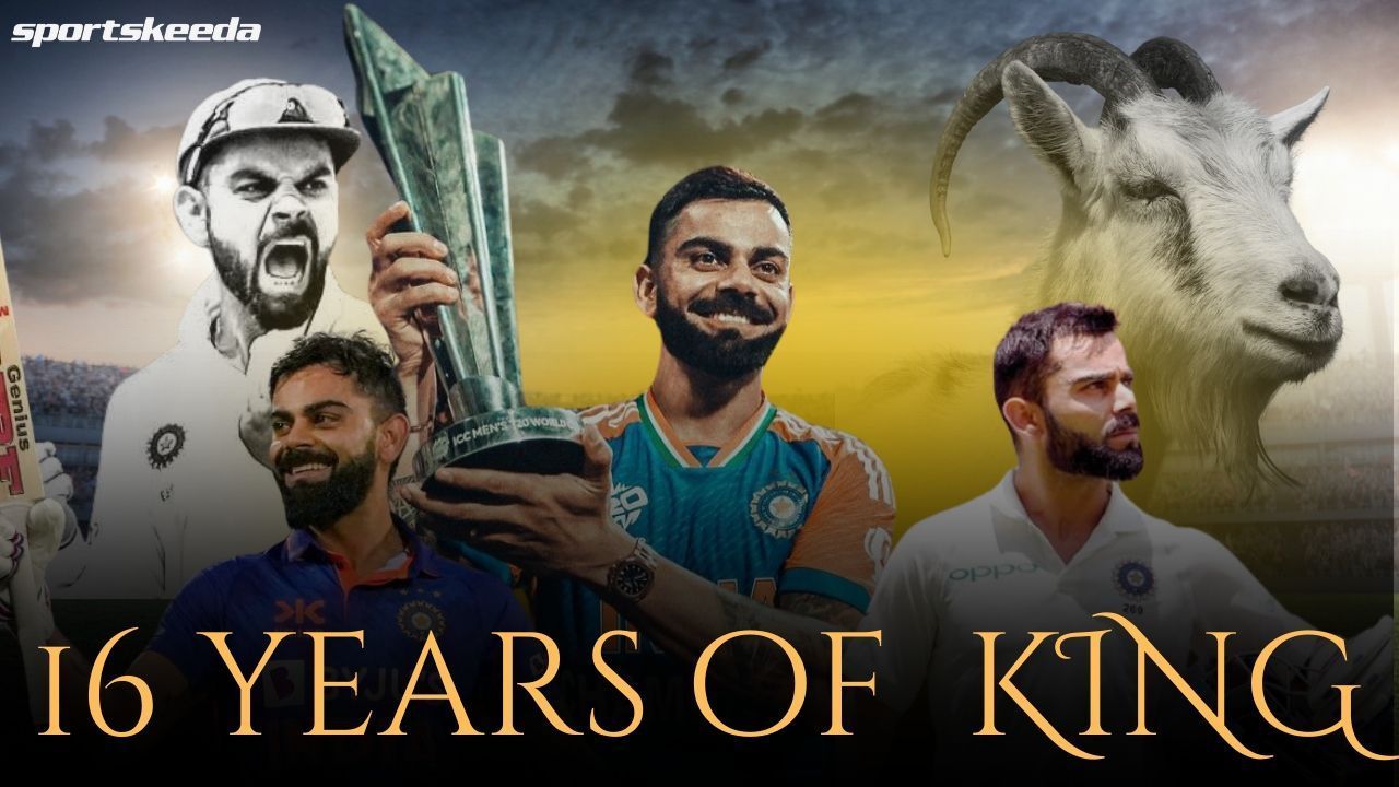 virat kohli completed 16 years in international cricket