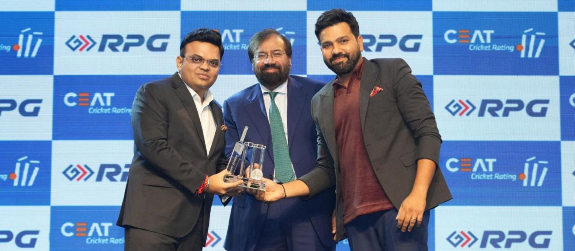 Indian skipper Rohit Sharma was awarded the Men