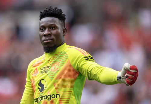 Manchester United goalkeeper Andre Onana