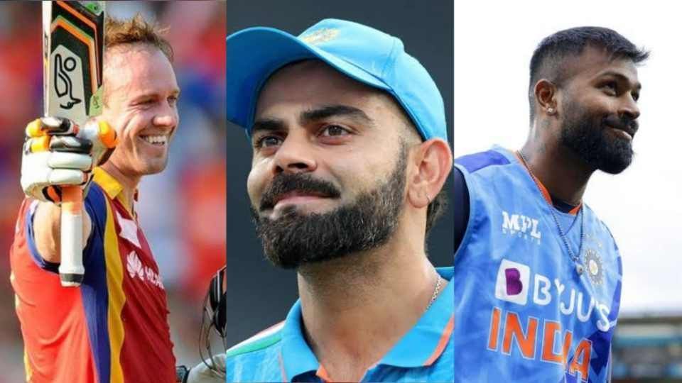 AB de Villiers, Virat Kohli and Hardik Pandya