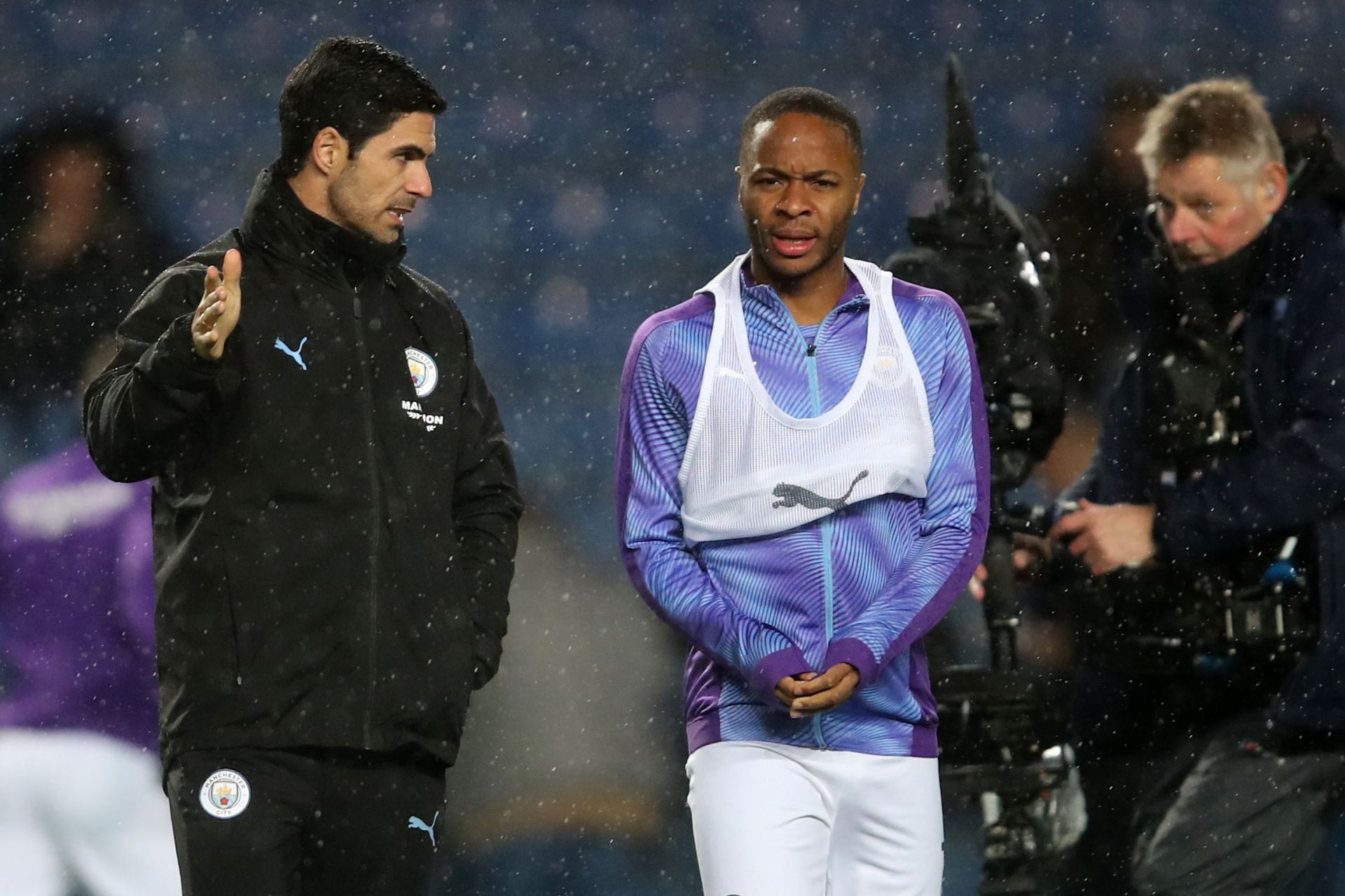 Raheem Sterling isn&#039;t surprised by Mikel Arteta&#039;s success at the Emirates (Image - Getty)