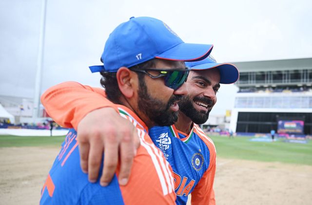 [Watch] Virat Kohli and Rohit Sharma's amusing reaction after seeing ...